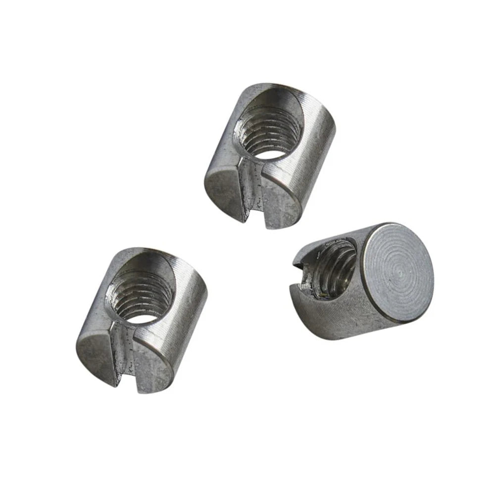 Custom Furniture Cross Dowel Hole Hammer Barrel Nut Fastener Polished Stainless Steel Carbon Steel Zinc Plated for Mining