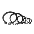DIN471 E-clip Black Spring Steel Snap Rings Retaining Ring Circlips/C Type Retaining Ring / Circlips / Open End Lock Washer