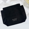Custom Printed Black Velvet Envelope Pouch for Watch Jewelry Flap Envelope Dust Bags for Handbags Gifts Storage Bag