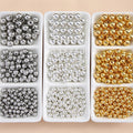 New Wholesale 6mm 8mm 10mm Loose Plastic Beads DIY Bracelet Bag Chain Round Jelly Color Acrylic Beads for Jewelry Making