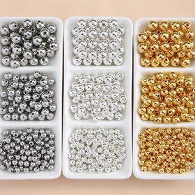 New Wholesale 6mm 8mm 10mm Loose Plastic Beads DIY Bracelet Bag Chain Round Jelly Color Acrylic Beads for Jewelry Making