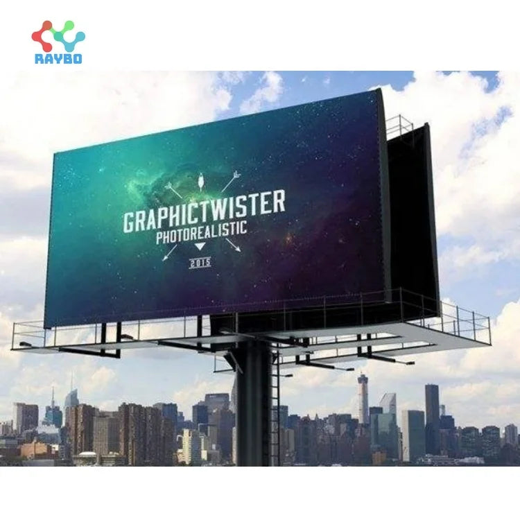 RAYBO High Brightness Full Color LED Screen Waterproof Outdoor Supermarket Advertising Stadium P3 P4 P5 P6 P8 P10 HD Led Display