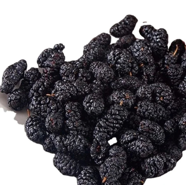 Organic Natural New Mulberry Berries Edible Ripe Whole Dried Fruit Long Shelf Life for Sale