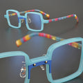 Square Frame Classic Eyeglasses Cnc Machine Lady Model Manufacturers Fashion Acetate Eyewear Optical Frames