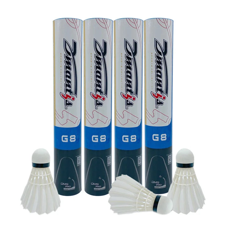Dmantis Wholesale Available OEM/ODM Manufacturer Factory Goose Feather Badminton Shuttlecock Durable Stable Badminton Sports