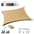 Sugrand Waterproof Shade Sails Triangle Awning Fabric Shade Sail Sun Sail Shade