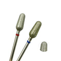 HYTOOS Smooth Top Grinding Head Diamond Nail Drill Bits 3/32 Rotary Nail Burr Electric Drills Nails Accessories