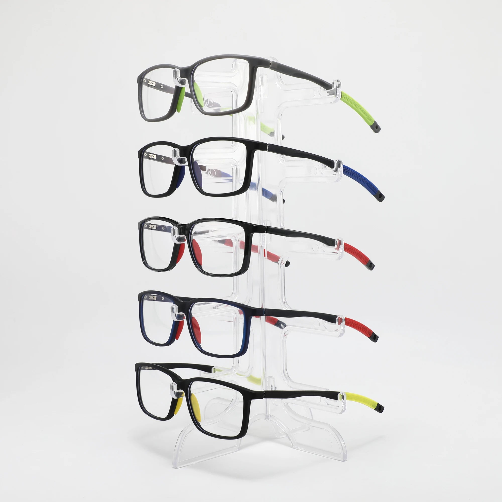 CONCHEN New Trend Square Blue Light  Block Eyeglasses Wholesale Reading Glasses Teenager TR90 Optical Frame
