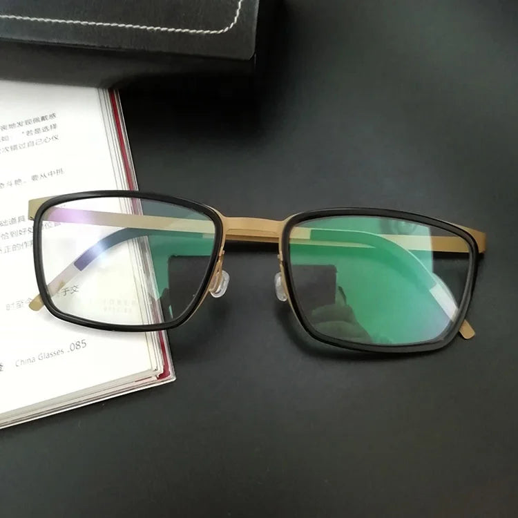 Blue Light Fashion Glasses Wesee Eyewear Men Spectacles Frame Glasses Rectangle Branded Eye Glass Frames for Men Eyeglasses