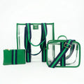 Wholesale Makeup Bag Clear Pvc Tote Stadium Approved Clear Tote Waterproof Plastic Bags Transparent Tote Bag