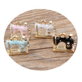 New Fashion Enamel Alloy Charms DIY Jewelry Findings Oil Drop Metal Sewing Machine Charm Pendants Fit Bracelet Necklace DIY