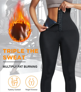 High Waist Sports Fitness Nine-point Pants European and American Breasted Belly Burst Sweat Pants Waist Yoga Pants