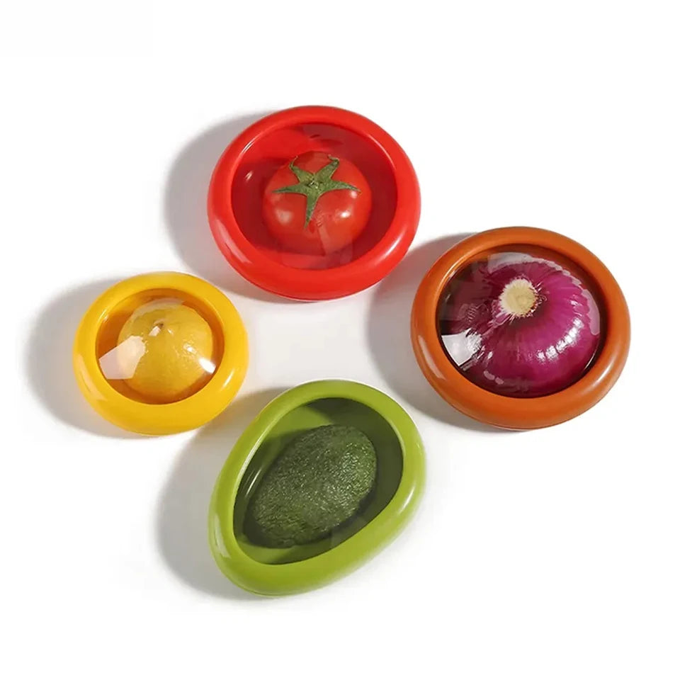 Innovative Gadgets 2023 Storage Keeper Reusable Containers Avocado Onion Lemon Tomato Saver Fresh Stretch Pod