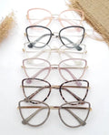 MK2308253 Wholesale New Popular Flat Optical Lenses for Women Fashionable Retro Anti Blue Light Cat Eye Glasses Photochromic