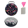 Fashion Butterfly Round Heart  Shape Box 60 Slots EVA Bag Storage Bottle Organizer Container Diamond Painting Storage Bag
