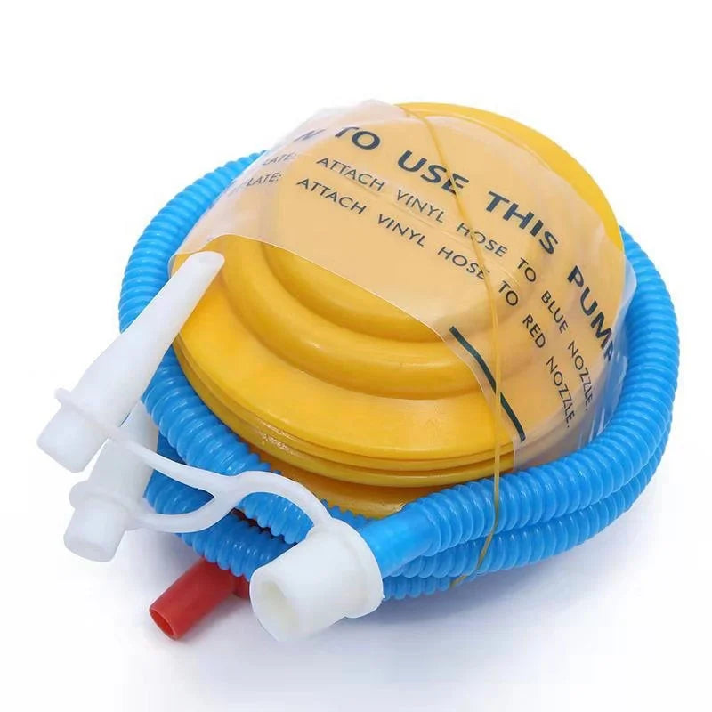 EZ Plastic Foot Air Pump Balls Balloon Inflating Small Portable Round Mini Model