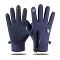 Waterproof Full Finger Gloves Winter Warm Gloves Motorcycle Bike Bicycle Touch Screen Windproof Cycling Gloves