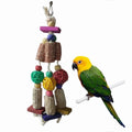 2023 New Nutrient-Rich Corncob Parrot Nibble Chew Sustainable Sisal Bird Toys for Pet Feeding Hanging Bird Toys Coffee Wood Dog