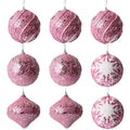 Christmas Tree Decoration Pink Christmas Balls Foam Small Balls Party Celebration Decorations
