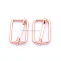 Wholesale1 Inch Rose Gold Metal Slides Tri-glides Pin Buckles Strap Slider Adjuster Handbag Hardware