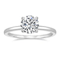 OAHLAN 925 Sterling Silver Rings Women Round Cut Solitaire Cubic Zirconia CZ Promise Rings Engagement Wedding Bands Size3-Size11
