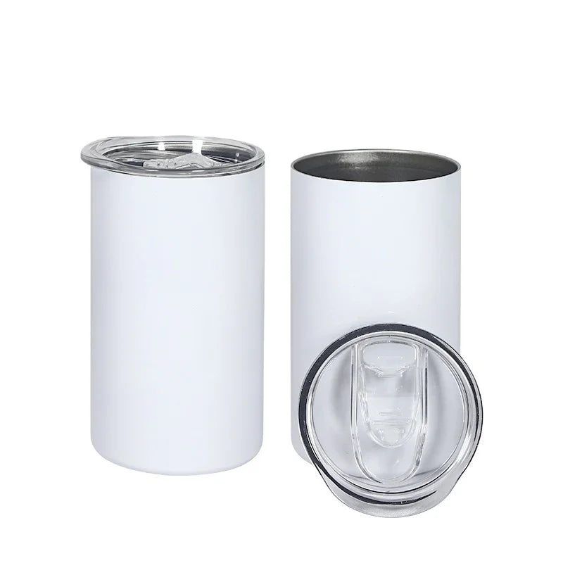 USA Warehouse Sublimation Blanks 12oz Stainless Steel Double Walled Insulated Vacuum Tumbler with Straw
