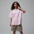 Men's Vintage Acid Washed Casual T-shirt O-neck Knitted Fabric Blank Design