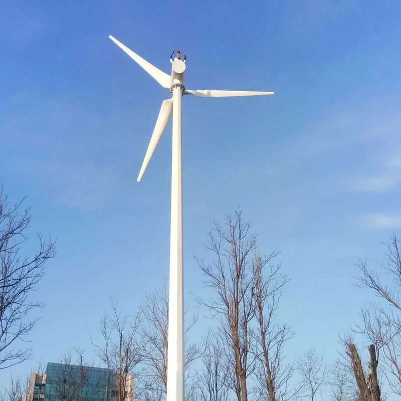 Best Selling SD-100KW Horizontal Wind Turbine Alternative Energy Solar Hybrid Power System Wind Power Generation System