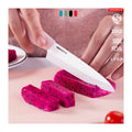 MIDDIA Custom 4.5 Inch Ceramic Chef Utility Knife with PP Handle Laser Logo for Peeling Potatoes Fruits Kitchen Paring Knife