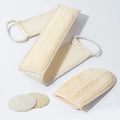 4 PACK Exfoliating Loofah Back Scrubber Set Bath Shower Scrubber For Convenient Exfoliating Sponges & Brushes