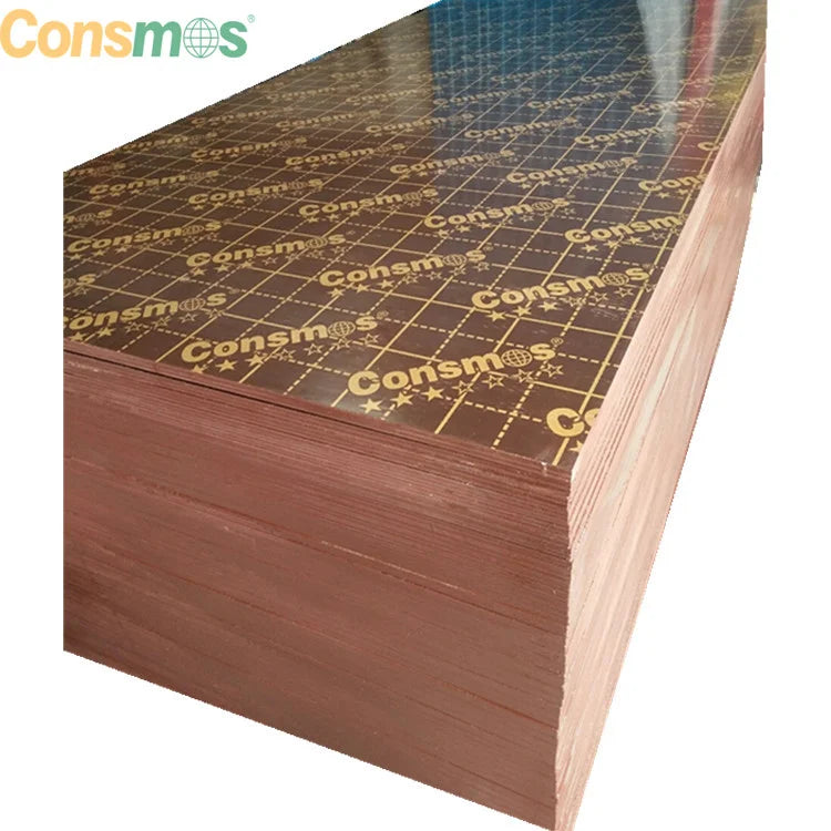 Consmos Film-faced-plywood Eucalyptus Core Shuttering Plywood Brown Film Wbp Glue