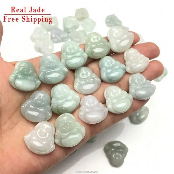 Certified Jadeite Type a Myanmar a Guanyin Jadeite Pendant