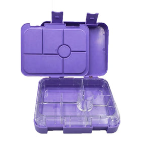 2023 Hot Seller BPA Free Plastic Lunch Box Kids 6 Compartment Loucheras Bento Lunch Box