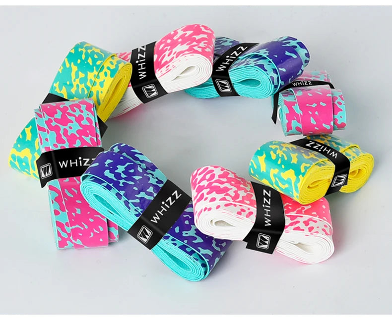 Fancy Colorful Over Grip Padel Rackets Accessories Badminton Racket Flat Grip  Overgrip Gradient Color Grip