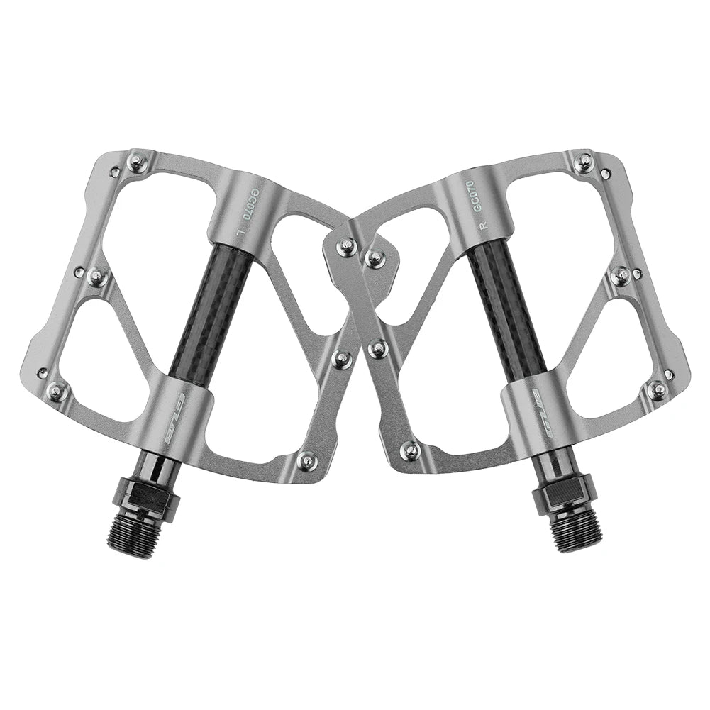 GUB GC070 Ultra Light Bicycle Pedal 3 Bearings High Quality Bike Part Black Red Titanium Color Cycling MTB Road Bike Pedals