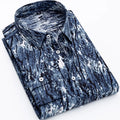 New Spring Men Long Sleeve Loose Solid Color  Casual Shirts Cotton Shirt
