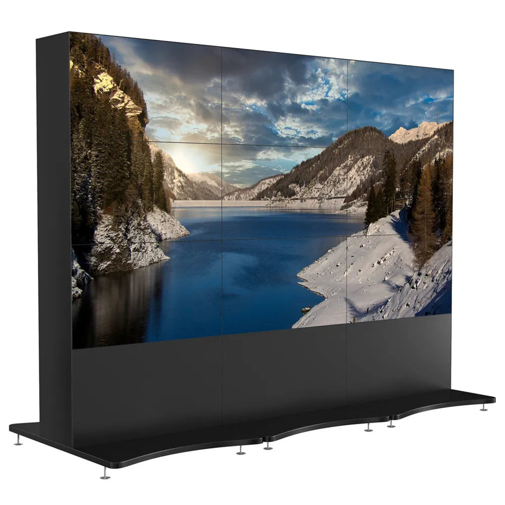 55 Inch 4K HD Touch Screen Displays Combined TV Wall 1.8mm Seamless LED Backlight LCD Video Wall Instore Display With Controller