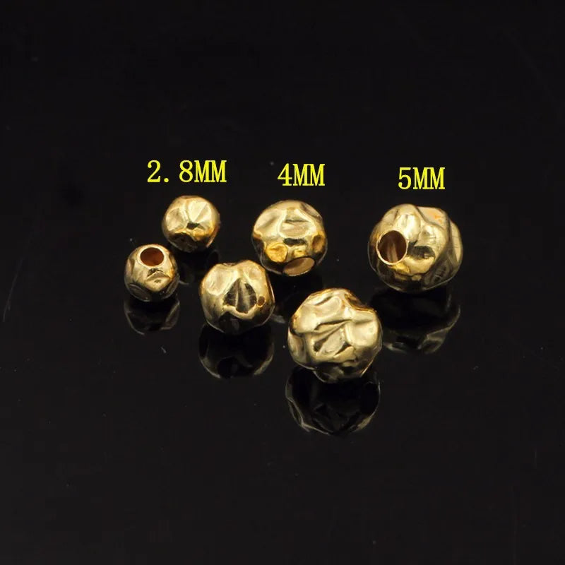 Fashion Bracelet Necklace 14K Gold Filled Beads DIY Accessories Jewelry