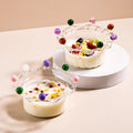 Crown Shaped Colored Heat-Resistant Glass Sweet Dessert Salad Bowl Soup Yogurt Pudding Bowls Kitchen Restaurant Tableware Set