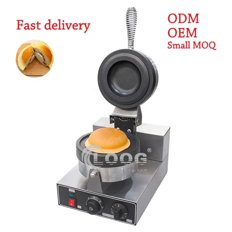 New Arrival Commercial Burger & Ice Cream Sandwich Press Machine 110V/220V Stainless Steel Direct Factory Price