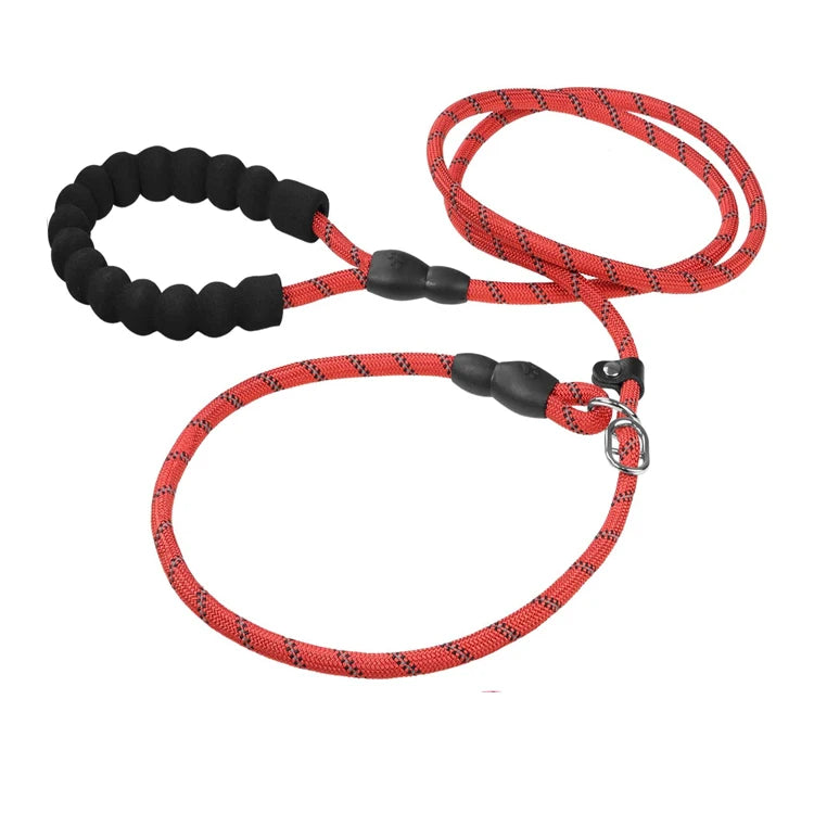 Mountain Climbing Dog Leash Durable Nylon Solid Reflective Rope Pet Outdoor Sports 4ft 5ft 6ft 12mm
