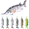 Wholesale JM040 11cm 16g Artificial ABS Hard Plastic Baits Multi Jointed Minnow Fishing Lures