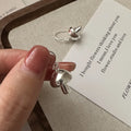 Solid 925 Sterling Silver Mushroom Drop Earrings for Girls Luxury Beautiful Jewelry