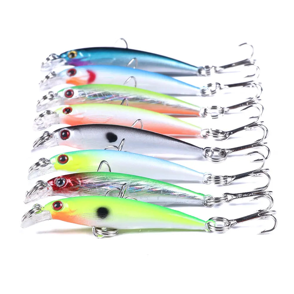 Hengjia 5cm/2.1g Hard Bait Minnow Fishing Lures Tackle Sinking Minnow Cheapest Fishing Lure