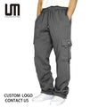 Liu Ming OEM New Arrival Men's Casual Loose Breathable Waterproof Drawstring Closure Plus Size Sports Elastic Waist Joggers