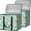Hot Sale Logo Promotion Insulated Reusable Grocery Bag Delivery Supermarket Lunch Thermal Non-Woven Cooler Bag