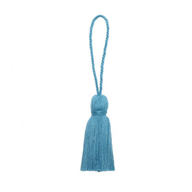 Wholesale 100% Cotton Small Tassel Hanging with Loop 1.1cm Multi-color Home Textile Garment Curtain Cellphone Decorations