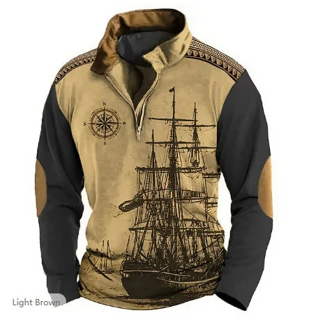 Fitspi Half Zipper Sweater 3d Printed Sweatshirt Pullover Hoodie Wholesale Jacket Coat