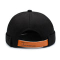 Wholesale Stylish Casual Cotton Brimless Skull Cap Rolled Cuff Cotton Brimless Cap Docker Sailor Cap Retro Broomless Hats