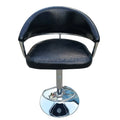 Wholesale Modern Leather Bar Chair with Metal Legs High Stool for Home Bar & Hotel Commercial Use